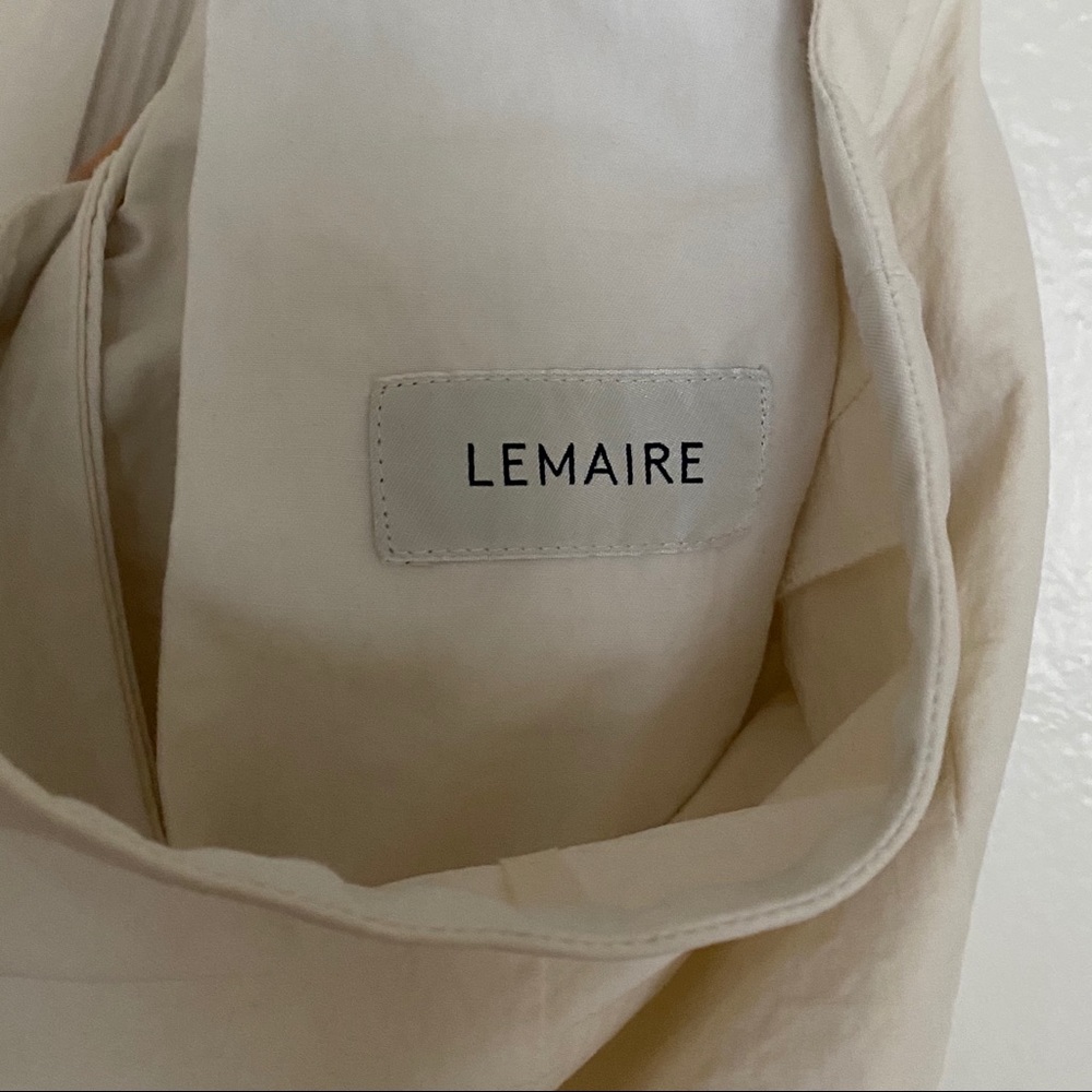 Lemaire - High Waist Wide Leg Trousers - Picture 7 of 7